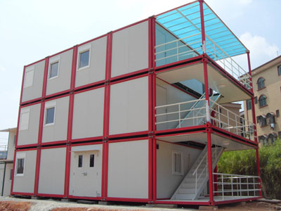 Modified Shipping Container House