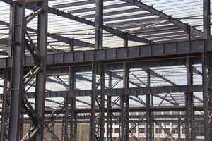 steel structure building with anti-seismic
