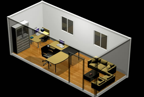 layout of container house