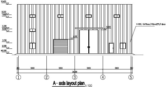 steel structure warehouse shed plan design