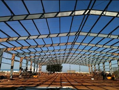 steel structure framework of the steel workshop building in Algeria 